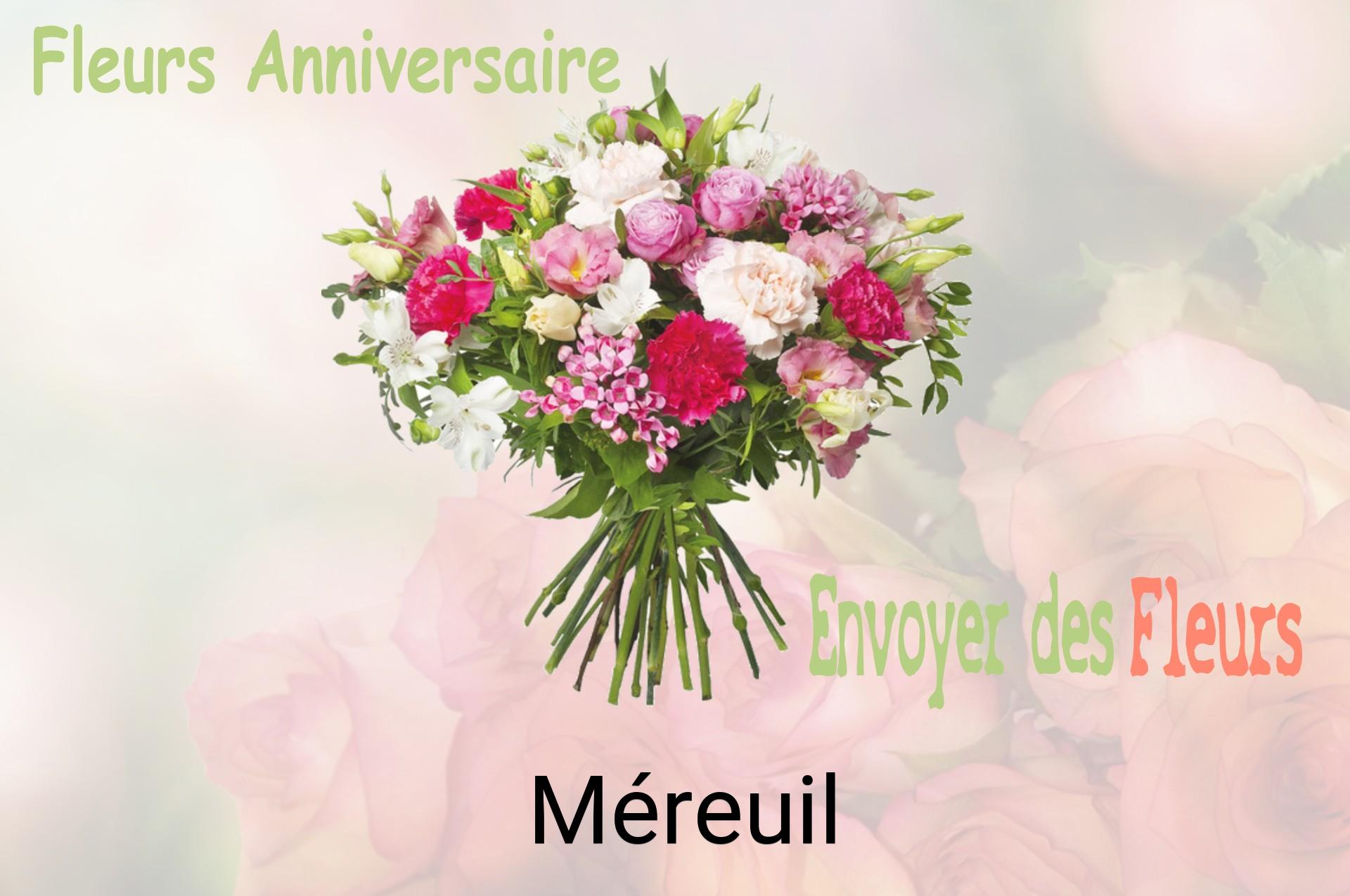 Bouquet de fleurs d’anniversaire livré à Méreuil